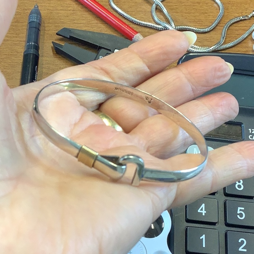 Sterling silver and 14k gold Bracelet